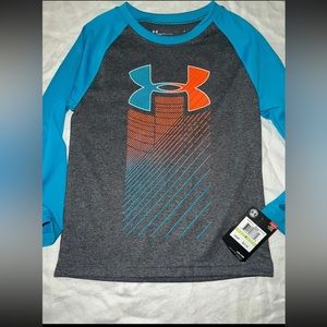 NWT Under Armour  Boys LS Shirt 4